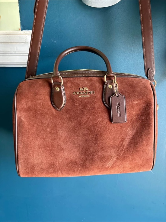 Coach Handbags - Large Coach Rowan - Suede